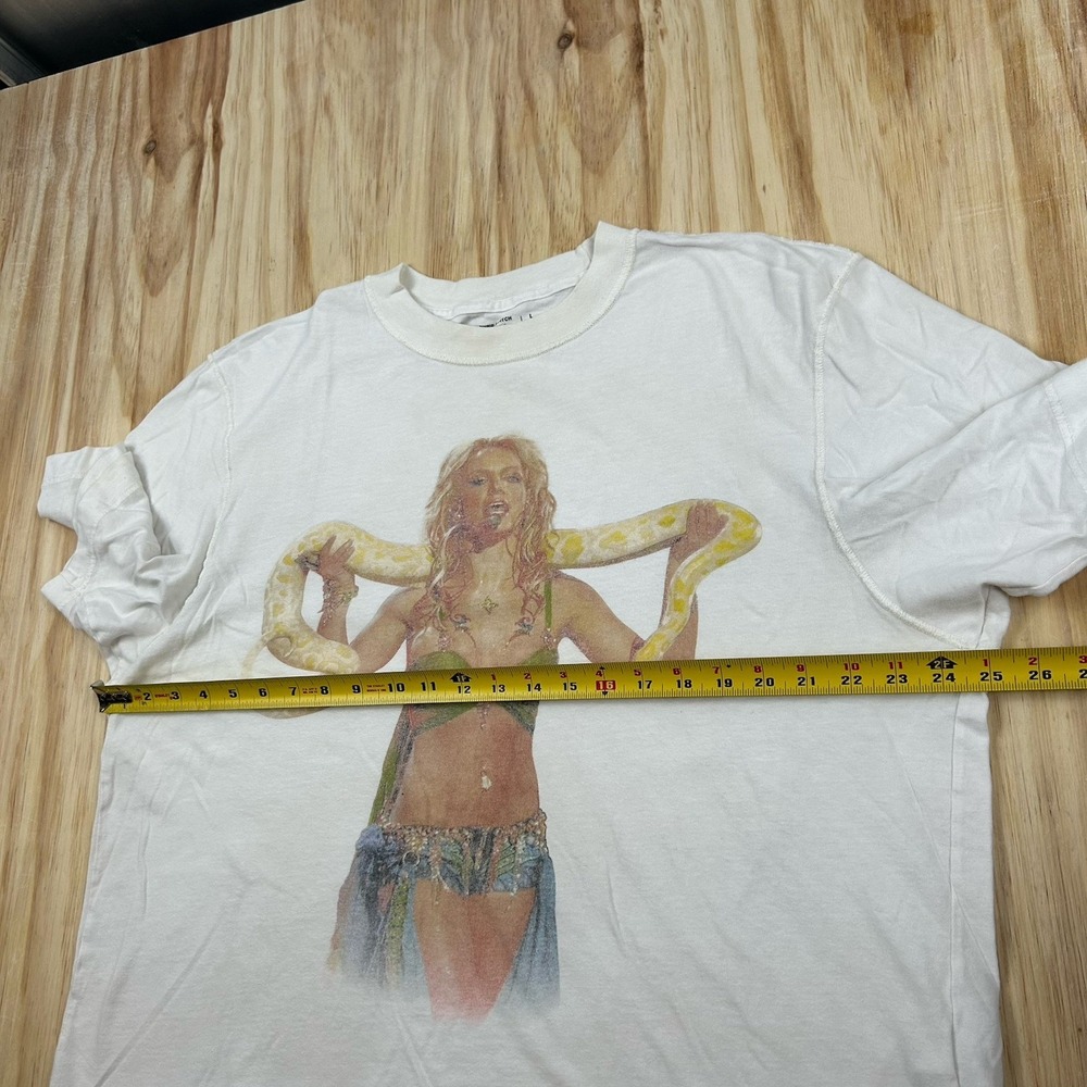Abercrombie & Fitch Soft A&F Essentials Cropped Brittney Spears Snake Large - Picture 8 of 10